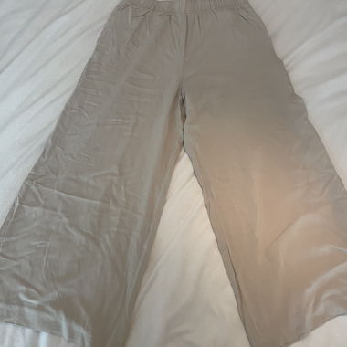 Pantaloni Larghi in Tessuto
