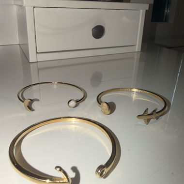 Set Woodstock Zambon di tre bracciali rigidi