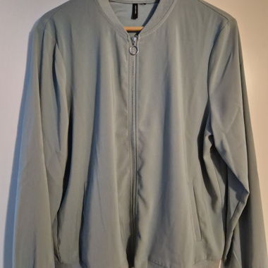 Giacca bomber verde chiaro