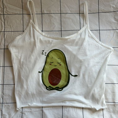 Schlafshirt mit Trägern, Grösse L