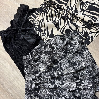 Patterned Women’s Shorts 3-Piece Set