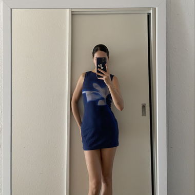 millie jane mini indigo dress