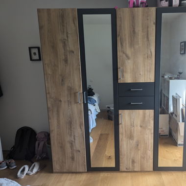 Wooden wardrobe 