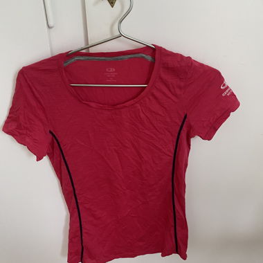 T-shirt de sport Icebreaker pour femmes rose