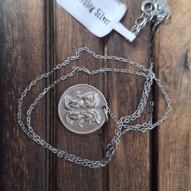 Collana d'Argento Segno Zodiacale Gemelli