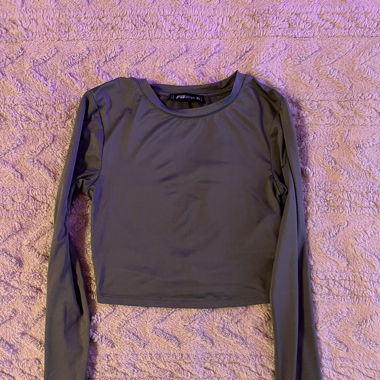 Dark Green Long Sleeve Top