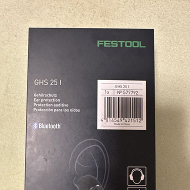 Festool GHS 25 I – Protection auditive Bluetooth