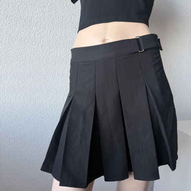 Gonna plissettata nera di Pull&Bear