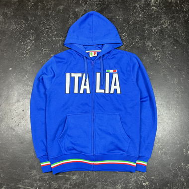 Zip italiana blu