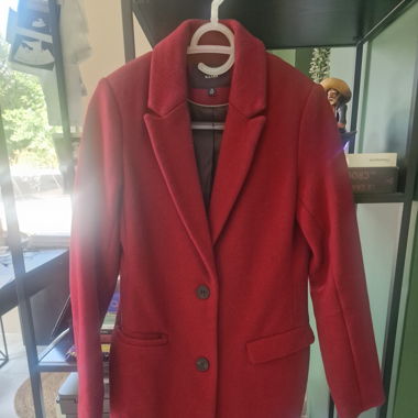 Roter Damenmantel KIABI – Grösse 34 XS
