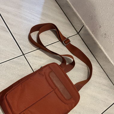 Orange pouch