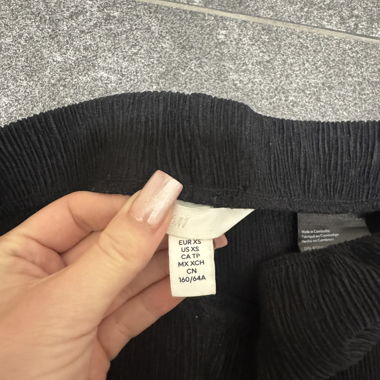 Schwarzer H&M Stoffhose