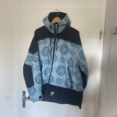 Blue winter jacket
