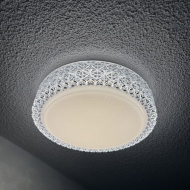 Plafoniera LED Crown trasparente Nº2