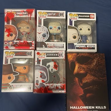 (Horror) Pop Figuren und Michael Myers Figur 
