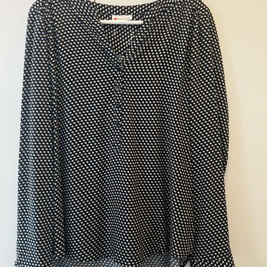 Street One blouse black-white, size 38