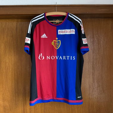 Maglia originale Adidas FC Basilea, Zuffi #7, Tagl. L