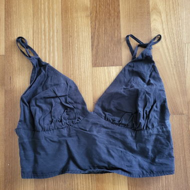 Dunkles BH-Top Gr. L