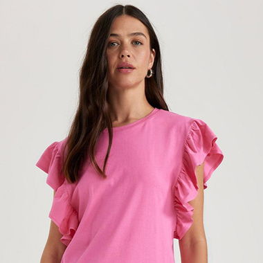 Zara Pink Top