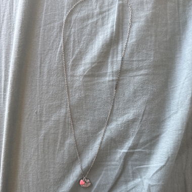 Collier pendentif coeur hello kitty 