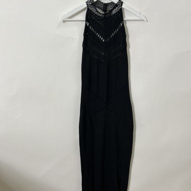 Guess Black Lace Maxi Dress