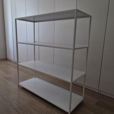Étagère Métallique Blanche INTERIO