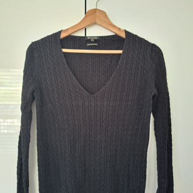 Maglione in maglia di cotone Massimo Dutti