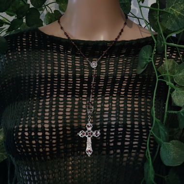 Gothic Rosary Necklace