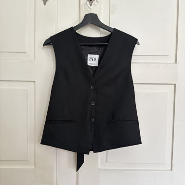 Zara Black Vest