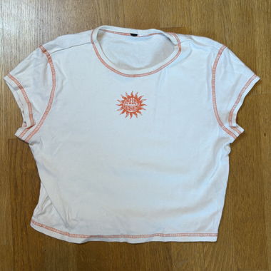 Summery Crop-Top T-Shirt