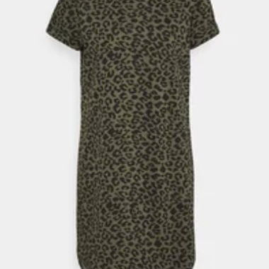 Leo-Dress jdy Khaki/Schwarz Gr. M