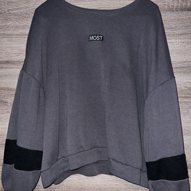 Maglione Oversize Grigio Scuro