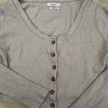 RESERVED Strick-Cardigan beige