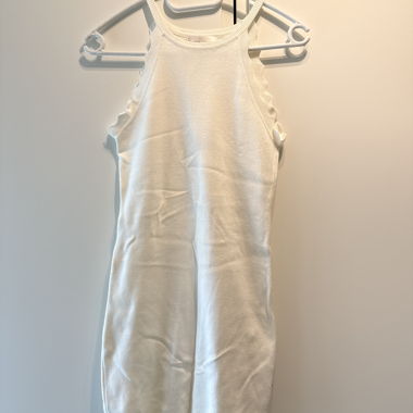 Robe blanche courte taille unique 