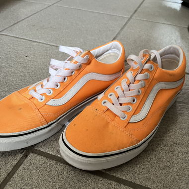 Vans old skool orange
