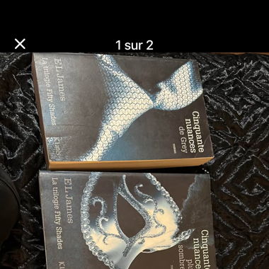4 livres de 50 nuances de Grey 