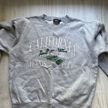 Sweatshirt Vintage "California Tennis Club" Boohoo