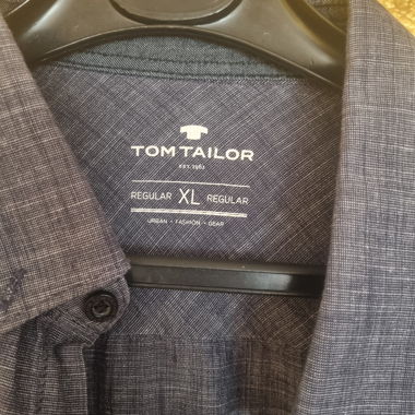 Tom Taylor Hemd dunkelblau XL