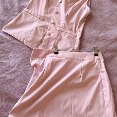 Pink two-piece set