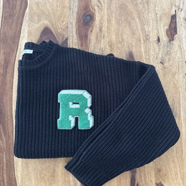 Maglione in maglia nero Review, taglia L