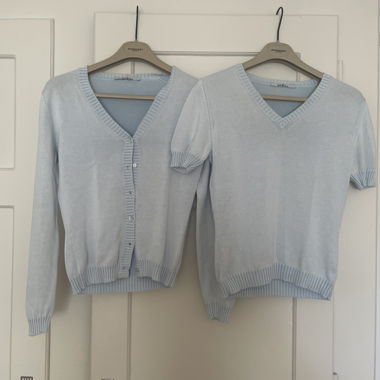 Ensemble Twinset bleu clair