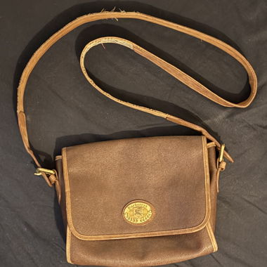 Borsa a tracolla Burberrys vintage marrone