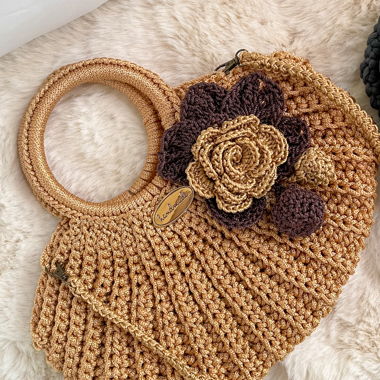 Flower Details Bag