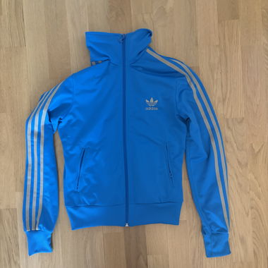 Veste d’entraînement adidas Firebird Y2K bleu/argent