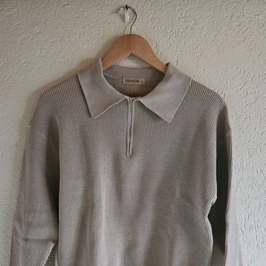 Vintage Pullover mit Kragen Gr. M