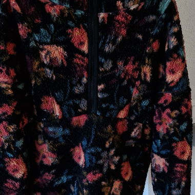 PrAna Floral Fleece S/M (loose fit) 