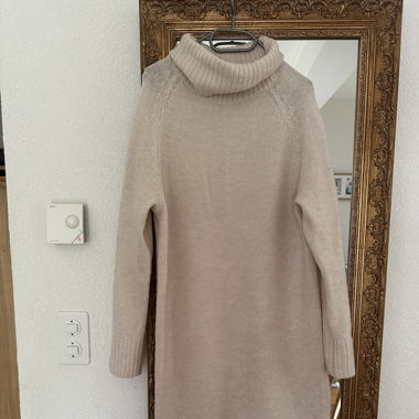 Robe pull beige 