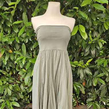 Bandeau Kleid / Maxirock