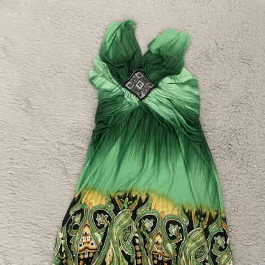 Robe d'été verte