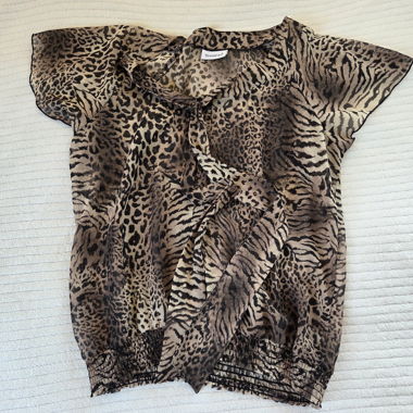 Leopardbluse